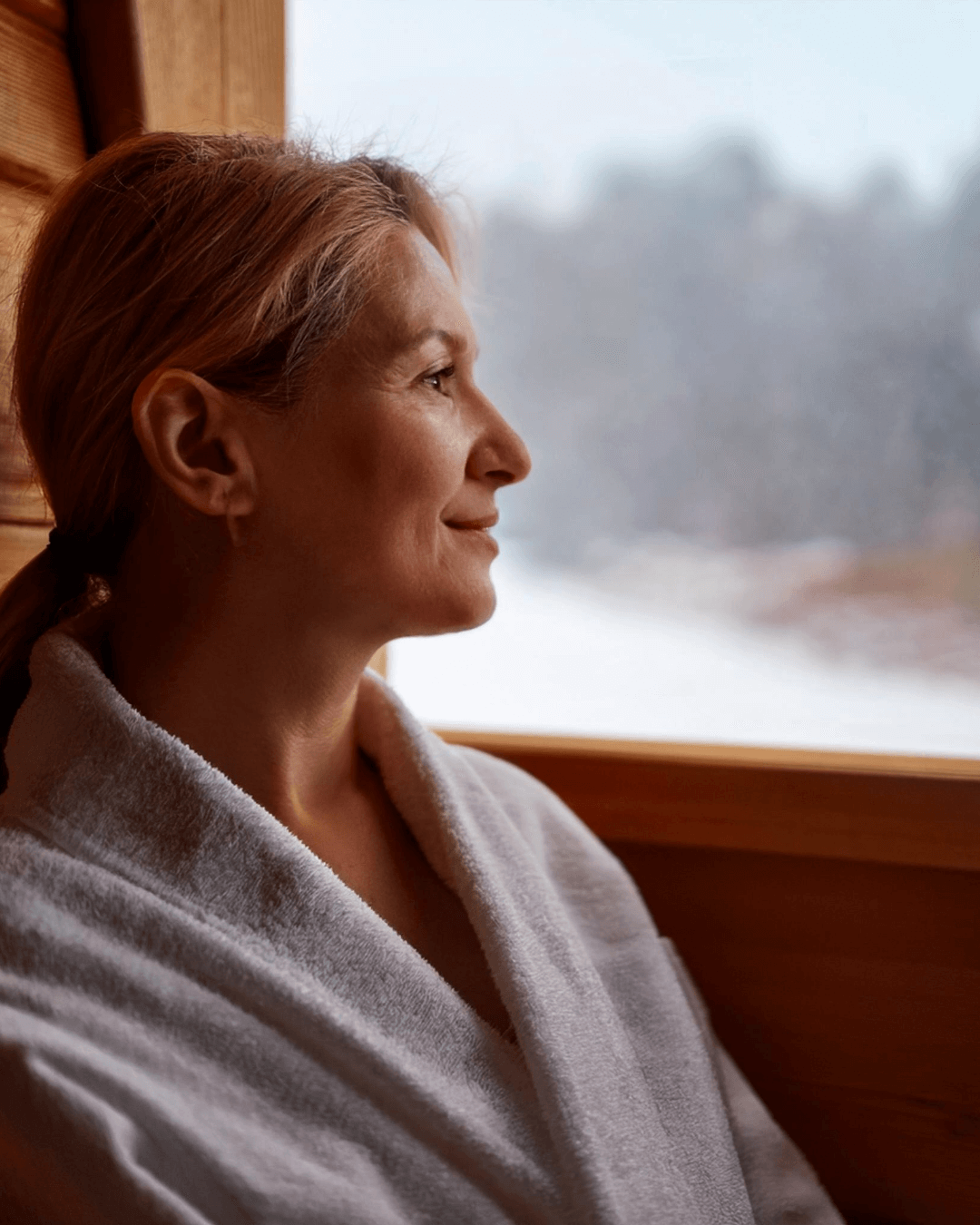 Wellness in der Sauna