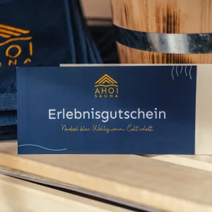 Ahoi Sauna Gutschein